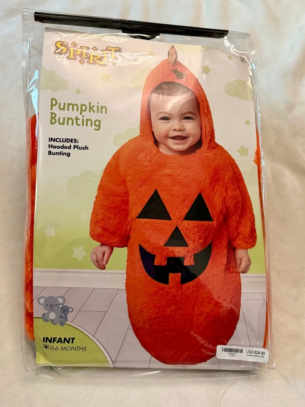Pumpkin bunting Halloween costume